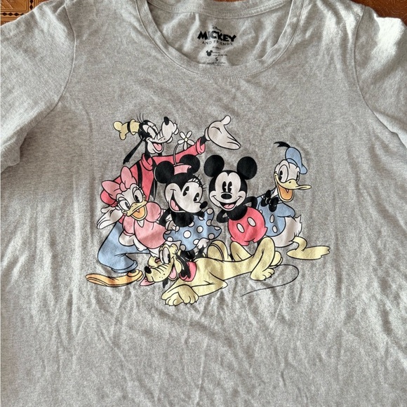 Mickey and Friends women's gray t-shirt, size S - Picture 2 of 7